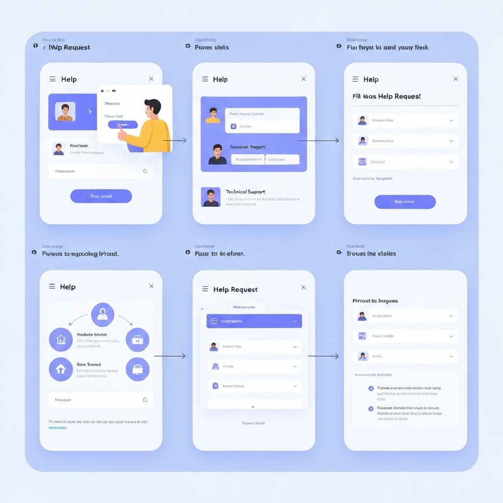 How To Use Help Request Feature